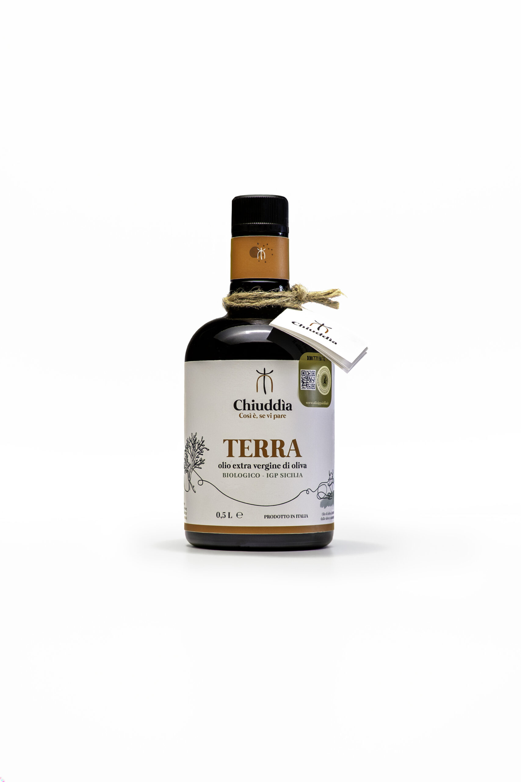 TERRA extra virgin olive oil – 0.5 L bottle, front