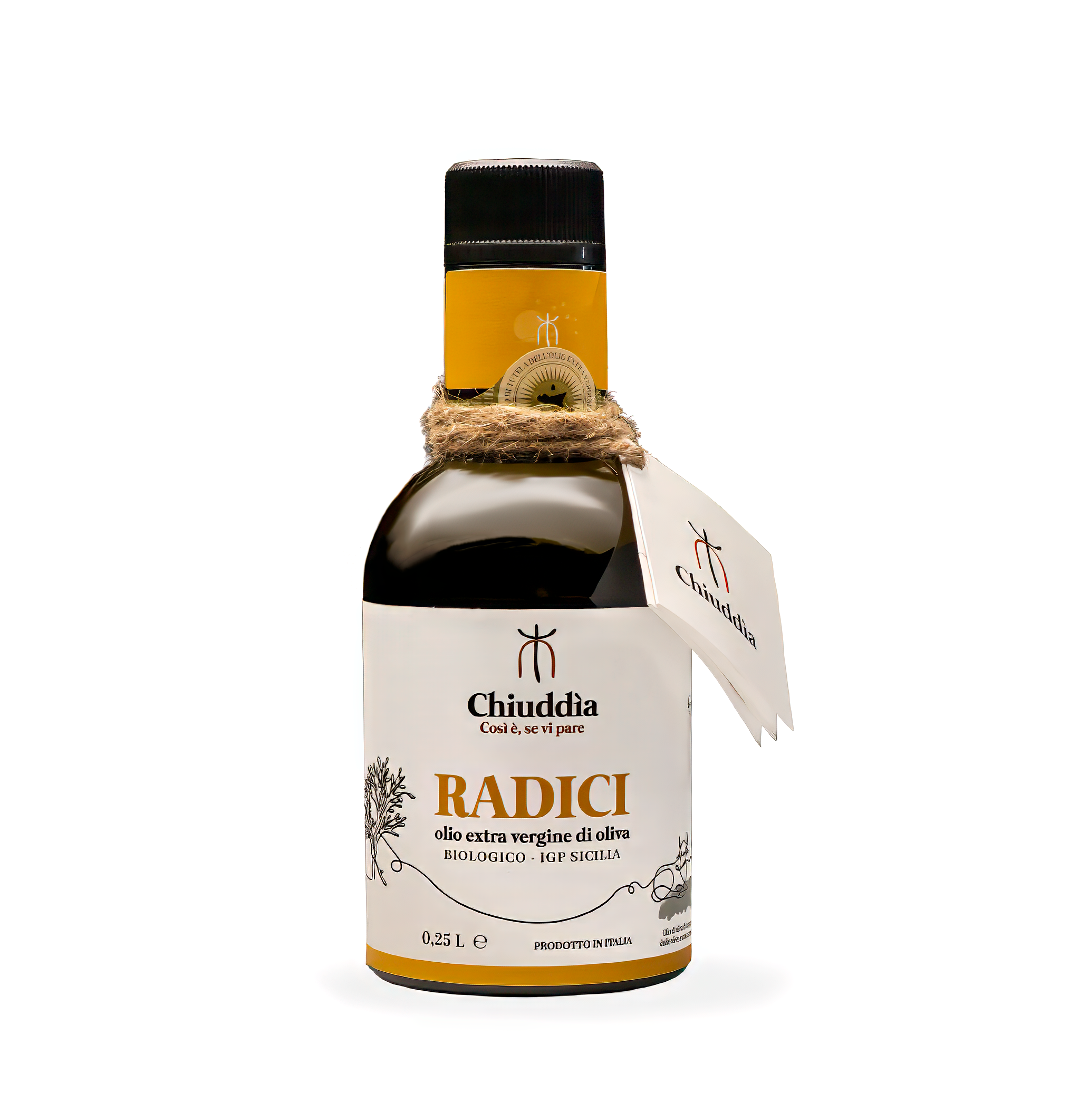 RADICI 0.25L – Olio extra vergine di oliva Bio IGP Sicilia