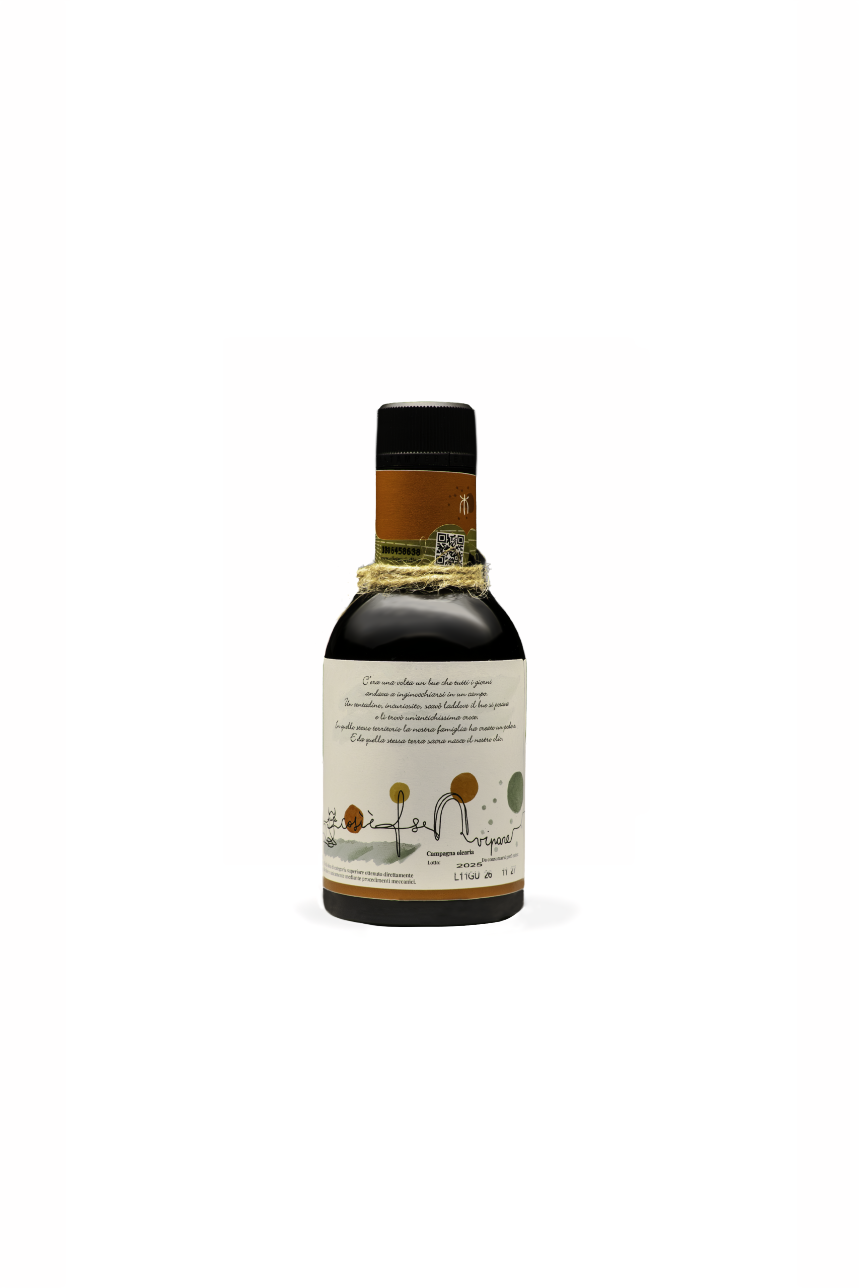 TERRA extra virgin olive oil – 0.25 L bottle, back