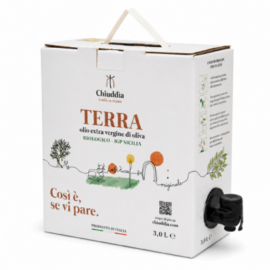Olio extravergine d'oliva TERRA – bag in box da 3 litri