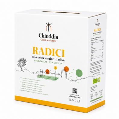 Olio extravergine d'oliva RADICI – bag in box da 5 litri